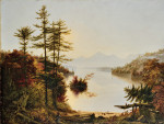 ₴ Репродукція краєвид від 386 грн: Вид на озеро Вінніпісеогі