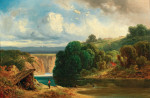 ₴ Репродукция пейзаж от 338 грн.: Долина реки