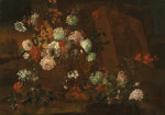 ₴ Репродукция натюрморт от 357 грн.: Смешанные цветы в вазе