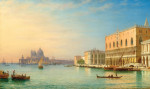 ₴ Репродукция городской пейзаж от 340 грн.: Венеция с видом на дворец дожей и Санта-Мария-делла-Салюте