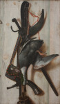 ₴ Репродукция натюрморт от 307 грн.: Тромплей с мертвой уткой и охотничьими принадлежностями
