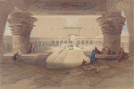 ₴ Репродукція краєвид від 381 грн.: З під портика храму Едфу, Верхній Єгипет
