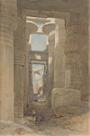 ₴ Репродукція краєвид від 269 грн.: Великий храм Амона Карнакського, гіпостильний зал
