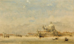 ₴ Репродукция городской пейзаж от 340 грн.: Венеция, вид на базилику Санта-Мария-делла-Салюте