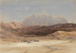 ₴ Репродукция пейзаж от 381 грн.: Рівнина Ель-Рахе, гора Сінай
