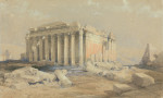 ₴ Репродукція краєвид від 340 грн.: Храм Юпітера, Баальбек