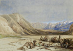 ₴ Репродукция пейзаж от 381 грн.: Подход к горе Синай