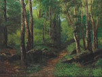 ₴ Репродукция пейзаж от 412 грн.: Путь через лес