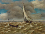 ⚓Репродукція морський краєвид від 412 грн.: Вітрильні кораблі у морі