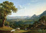₴ Репродукція краєвид від 391 грн.: Вид на долину Арно та Ф'єзоле
