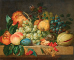 ₴ Репродукція натюрморт від 442 грн.: Натюрморт із фруктами