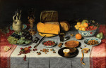 ₴ Репродукция натюрморт от 233 грн.: Натюрморт с фруктами и оливками