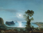₴ Репродукция пейзаж от 272 грн.: Лунный свет над заливом Поццуоли