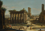 ₴ Репродукция городской пейзаж от 272 грн.: Рим, вид на Форум