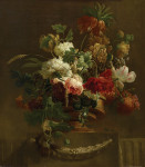 ₴ Репродукция натюрморт от 274 грн.: Глиняная ваза с цветами