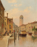 ₴ Репродукция городской пейзаж от 247 грн.: Гранд-канал Венеция