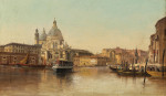 ₴ Репродукция городской пейзаж от 279 грн.: Венеция, Гранд канал с видом на Санта Мария делла Салюте