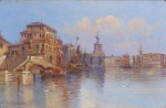 ₴ Репродукція міський краєвид від 211 грн.: Венеціанська сцена