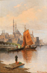 ₴ Репродукция городской пейзаж от 217 грн.: Вид Константинополя