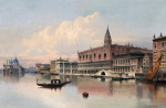 ₴ Репродукція міський краєвид від 205 грн.: Вид з Венеції