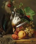 ₴ Репродукція натюрморт від 293 грн.: Натюрморт з фруктами та дичиною