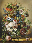₴ Репродукція натюрморт від 287 грн.: Натюрморт з квітами