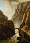 ₴ Репродукция пейзаж от 247 грн.: Дьявольский мост на Сент-Готардской дороге