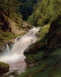 ₴ Репродукция пейзаж от 223 грн.: Водопад Вайнона