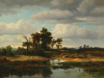 ₴ Репродукция пейзаж от 287 грн.: Пейзаж с прудом