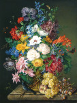 ₴ Репродукция цветочный натюрморт от 249 грн.: Большая цветочная композиция