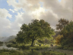 ₴ Репродукция пейзаж от 306 грн.: Старый дуб вдоль Хет Меер недалеко от Бека недалеко от Неймегена