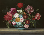 ₴ Репродукція натюрморт від 329 грн.: Китайська миска з квітами