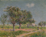 ₴ Репродукция пейзаж от 265 грн.: Цветут яблони в Нормандии