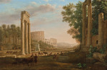 ₴ Репродукция городской пейзаж от 217 грн.: Каприччио с руинами римского Форума