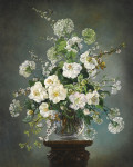 ₴ Репродукция цветочный натюрморт от 302 грн.: Камелии и другие цветы