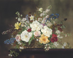 ₴ Репродукція квітковий натюрморт від 302 грн.: Літній букет