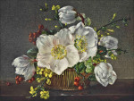 ₴ Репродукция цветочный натюрморт от 306 грн.: Рождественские розы