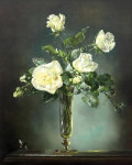 ₴ Репродукція натюрморт від 302 грн.: Білі троянди