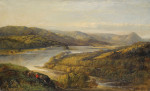 ₴ Репродукция пейзаж от 268 грн.: Вид на озеро Грасмир из Лауригг Фелл, Камбрия