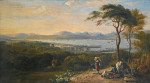 ₴ Репродукция пейзаж от 268 грн.: Вид на Порт-Глазго и Гринок на Ферт-оф-Клайд, холмы Аргайл за его пределами