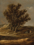 ₴ Репродукция пейзаж от 329 грн.: Пейзаж дюн с крестьянами, отдыхающими возле группы деревьев
