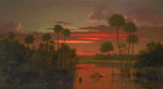 ₴ Репродукція краєвид від 235 грн.: Великий захід сонця у Флориді