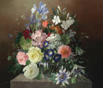 ₴ Репродукція квітковий натюрморт від 302 грн.: Натюрморт з літніх квітів