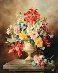 ₴ Репродукція квітковий натюрморт від 325 грн.: Натюрморт з квітами