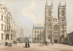 ₴ Репродукция городской пейзаж от 383 грн.: Вестминстерское аббатство, больница