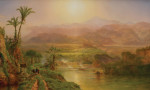 ₴ Репродукция пейзажа "Лагуна реки Гуаякиль, Эквадор"