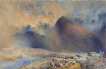 ₴ Репродукция пейзажа "Гора Сноудон сквозь проясняющиеся облака"