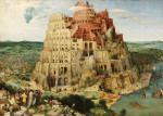 ₴ Репродукция пейзажа известного художника "Вавилонская башня"