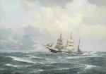 ⚓Репродукція морський краєвид відомого художника "Залишилось десять тисяч миль - "Хурунуї""