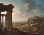 ₴ Репродукция пейзажа "Руины древнего города"
